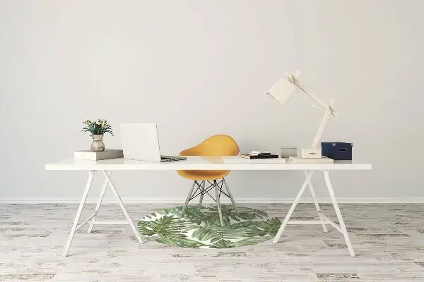 Covoras pentru protectie pardosea frunze tropicale