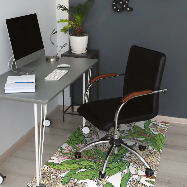 protectie podea scaun birou jungla tropicala