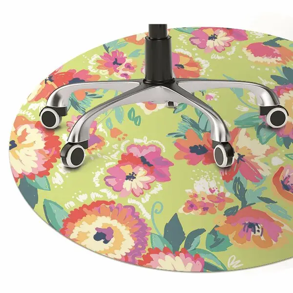 protectie podea scaun birou gradina cu flori