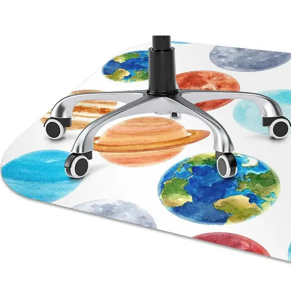 covoras protectie podea planete colorate