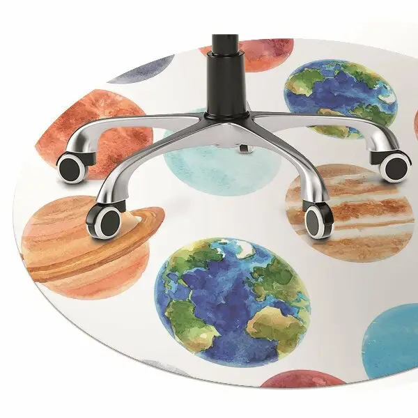 covoras protectie podea planete colorate