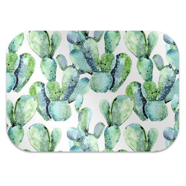 Covoras pentru protectie pardosea cactuși verde