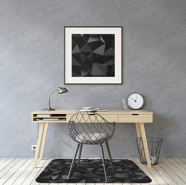 protectie podea scaun abstractizare negru