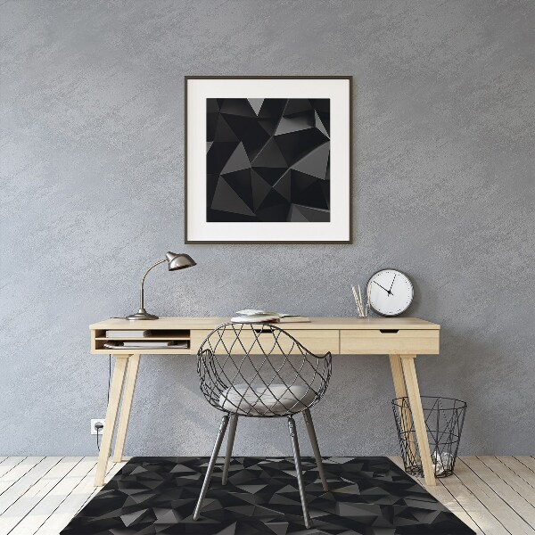 protectie podea scaun abstractizare negru
