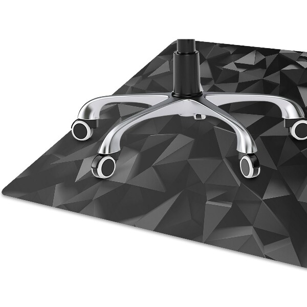 protectie podea scaun abstractizare negru