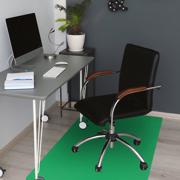 Covoras pentru protectie pardosea de culoare verde ierboase
