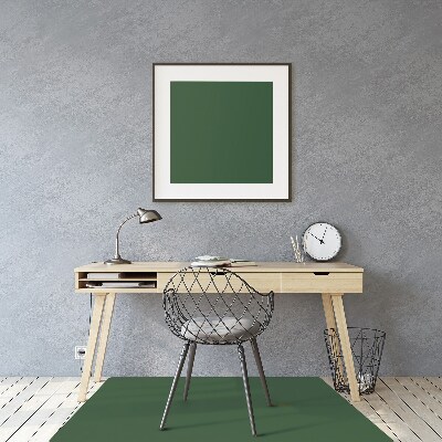 protectie podea birou Închis de culoare verde