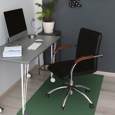 protectie podea birou Închis de culoare verde