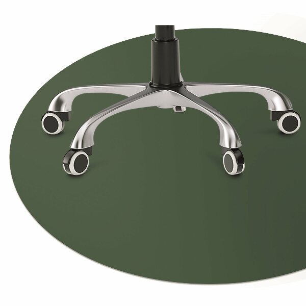 protectie podea birou Închis de culoare verde