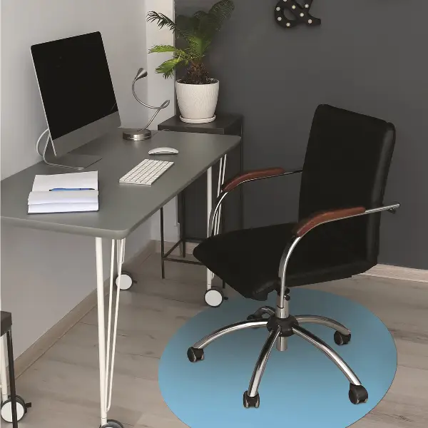 Covoras pentru protectie pardosea Culoare albastru strălucitor