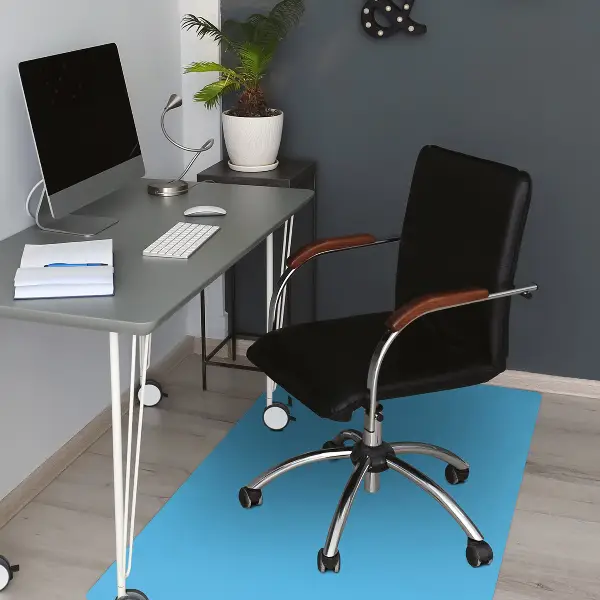 Covoras pentru protectie pardosea Culoare albastru strălucitor