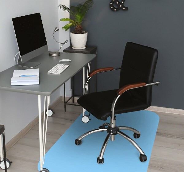 covoras protectie podea culoare albastru Pastel