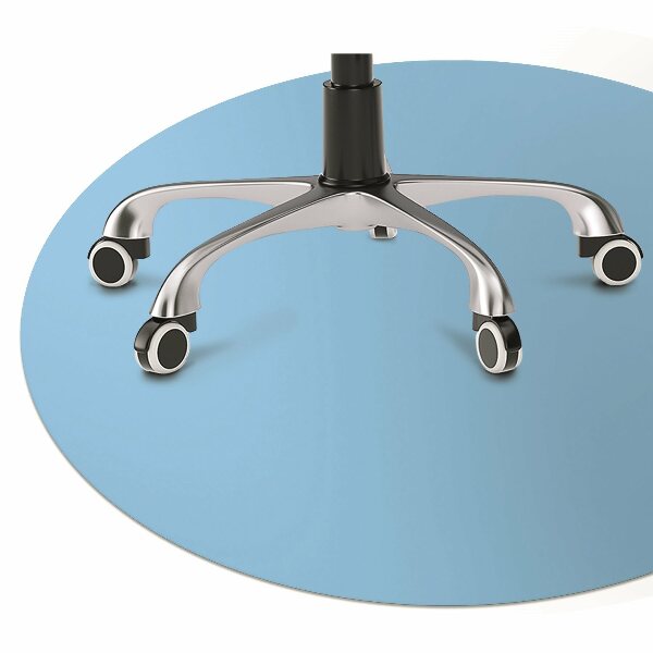 covoras protectie podea culoare albastru Pastel
