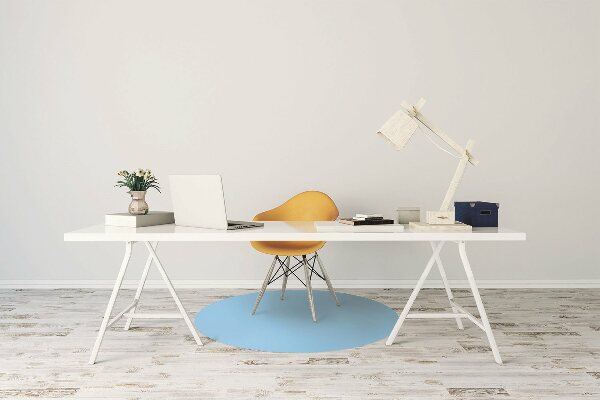 covoras protectie podea culoare albastru Pastel
