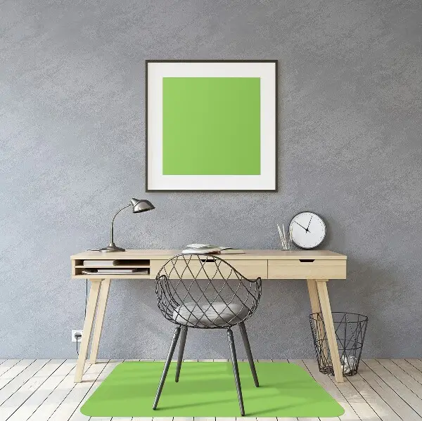 covoras protectie podea de culoare verde Pastel