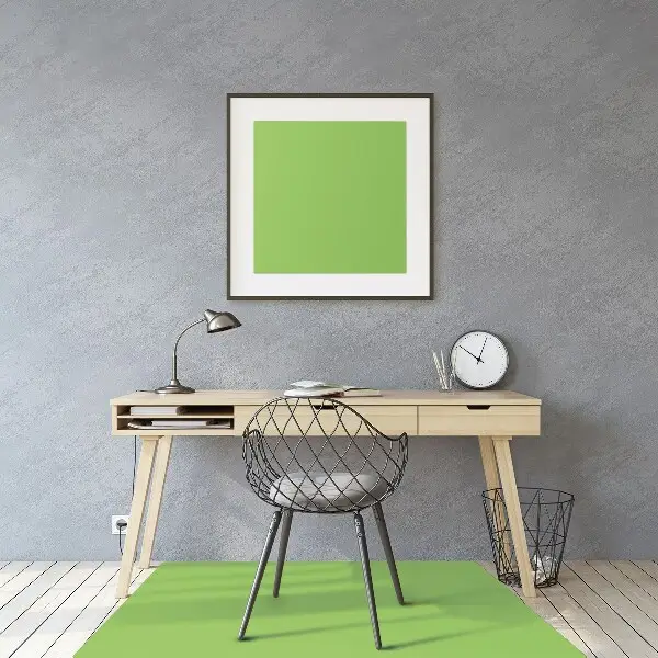 covoras protectie podea de culoare verde Pastel