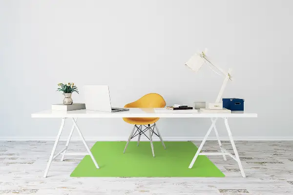 covoras protectie podea de culoare verde Pastel