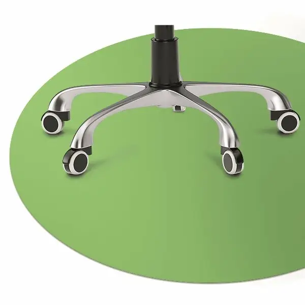 covoras protectie podea de culoare verde Pastel