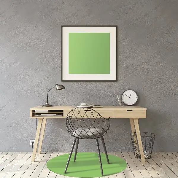 covoras protectie podea de culoare verde Pastel