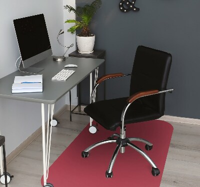 protectie podea scaun birou Închis de culoare roșie