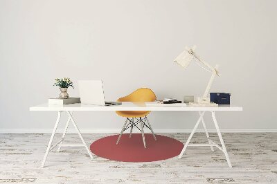 protectie podea scaun birou Închis de culoare roșie