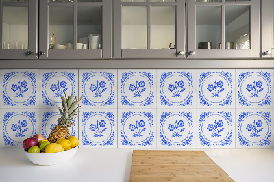 Plăci de vinil Floare azulejos