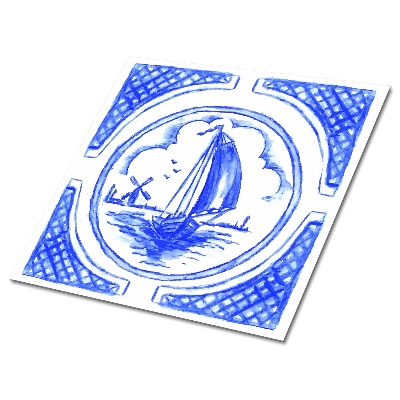 Plăcile de vinil Azulejos barca