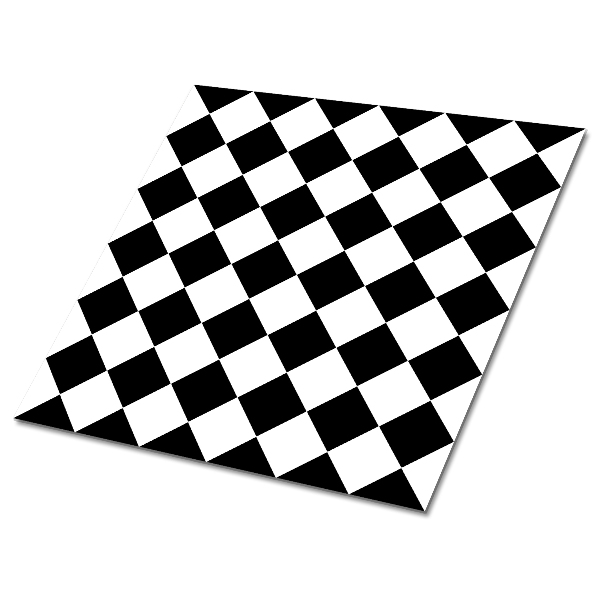 Panouri de vinil PVC Tabla de șah diagonală