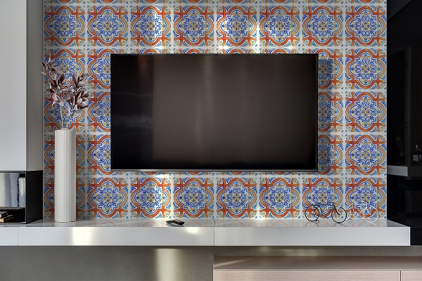 Panou de perete bucatarie Grafica Azulejos