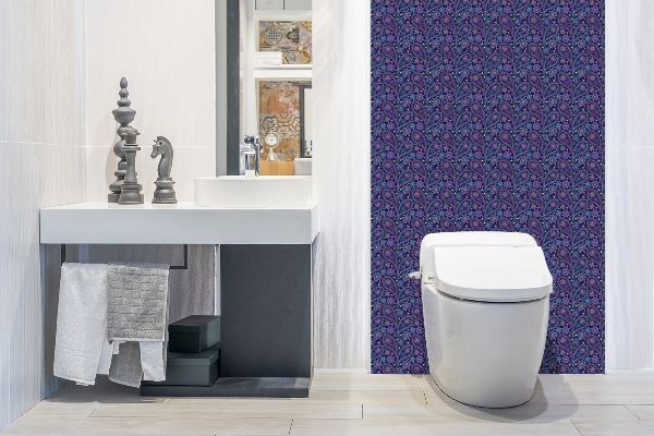Panou de perete bucatarie Model de paisley