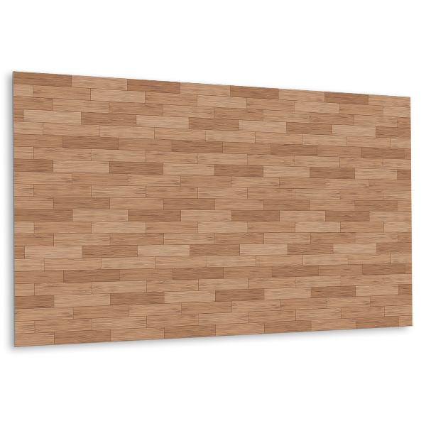 Panou de perete bucatarie Podea de lemn