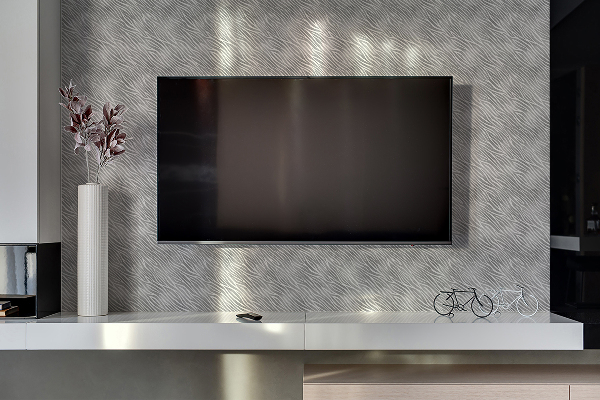 Panou decorativ pvc pentru televizorul zebra