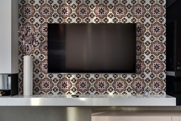 Panou decorativ bucatarie Flori arabe