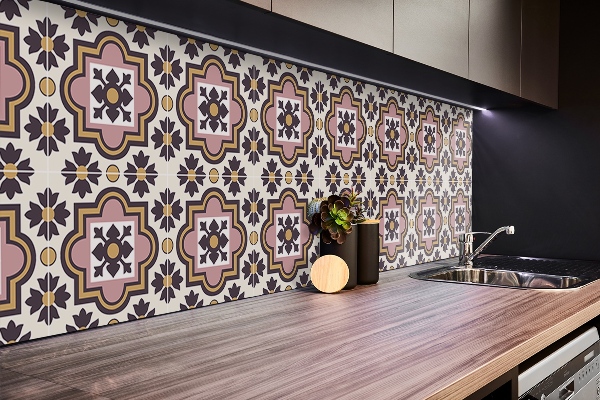 Panou decorativ bucatarie Flori arabe