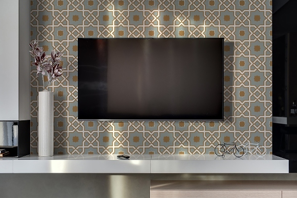 Panou decorativ bucatarie Model geometric