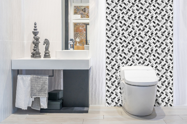Panou decorativ pvc Herringbone de marmură