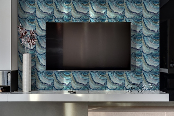 Panou decorativ Secțiunea decorativă de agate