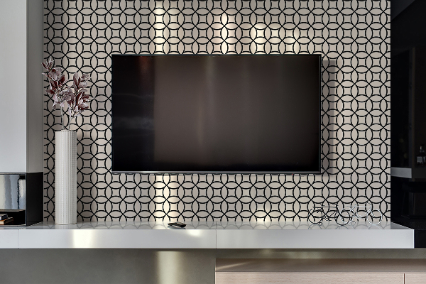 Panou decorativ bucatarie Roți geometrice