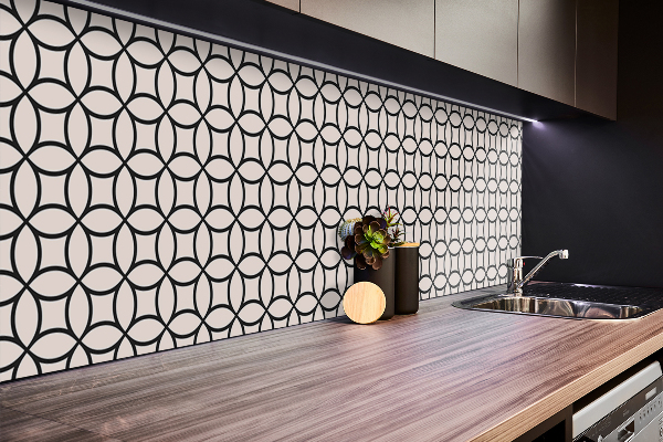 Panou decorativ bucatarie Roți geometrice