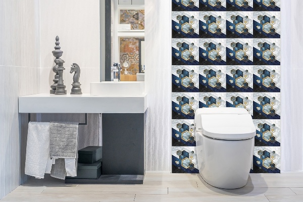Panou decorativ perete Abstracția hexagonelor