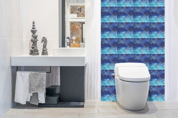 Panou decorativ pvc Marmură albastră