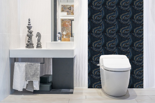 Panou de perete bucatarie Model elegant întunecat
