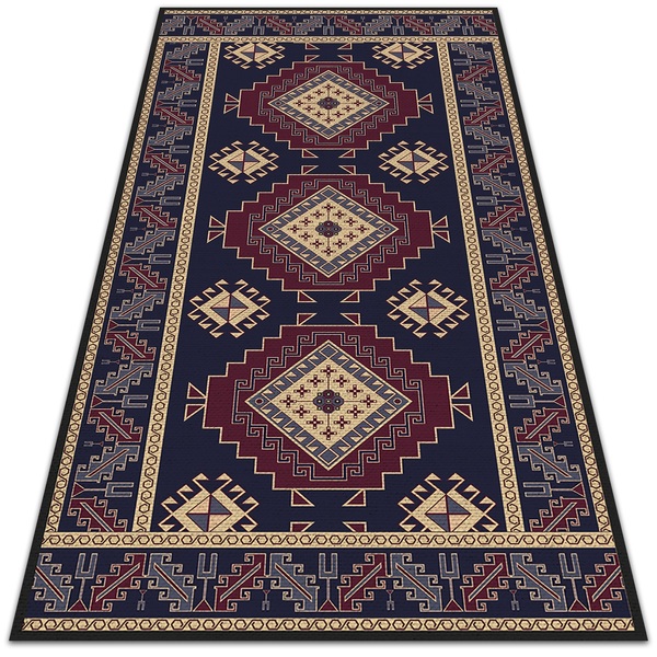 Covor de exterior pentru terasă abstracție geometrică