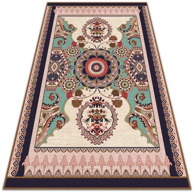 Covor interior din vinil Flori geometrice