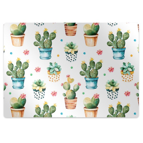 covoras protectie podea cactus pictat